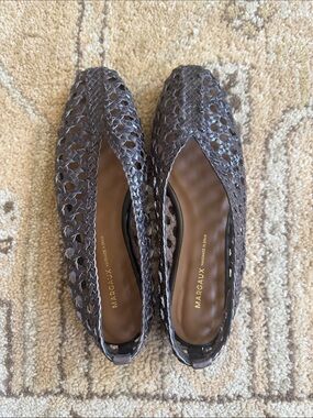 Margaux woven leather flats